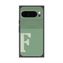 Premium Square Case with Pixelsnap［ Original - initial two tone - F green ］