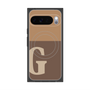 Premium Square Case with Pixelsnap［ Original - initial two tone - G brown ］