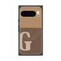 Premium Square Case with Pixelsnap［ Original - initial two tone - G brown ］