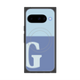 Premium Square Case with Pixelsnap［ Original - initial two tone - G blue ］