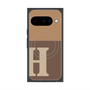 Premium Square Case with Pixelsnap［ Original - initial two tone - H brown ］
