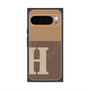Premium Square Case with Pixelsnap［ Original - initial two tone - H brown ］