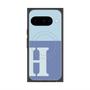 Premium Square Case with Pixelsnap［ Original - initial two tone - H blue ］