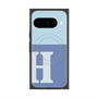 Premium Square Case with Pixelsnap［ Original - initial two tone - H blue ］