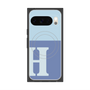 Premium Square Case with Pixelsnap［ Original - initial two tone - H blue ］