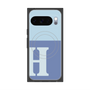 Premium Square Case with Pixelsnap［ Original - initial two tone - H blue ］