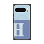 Premium Square Case with Pixelsnap［ Original - initial two tone - H blue ］