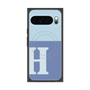 Premium Square Case with Pixelsnap［ Original - initial two tone - H blue ］
