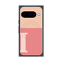 Premium Square Case with Pixelsnap［ Original - initial two tone - I pink ］