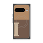 Premium Square Case with Pixelsnap［ Original - initial two tone - I brown ］
