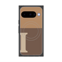 Premium Square Case with Pixelsnap［ Original - initial two tone - I brown ］