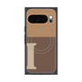 Premium Square Case with Pixelsnap［ Original - initial two tone - I brown ］