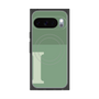 Premium Square Case with Pixelsnap［ Original - initial two tone - I green ］