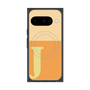 Premium Square Case with Pixelsnap［ Original - initial two tone - J orange ］