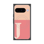 Premium Square Case with Pixelsnap［ Original - initial two tone - J pink ］