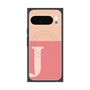 Premium Square Case with Pixelsnap［ Original - initial two tone - J pink ］