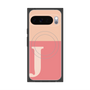 Premium Square Case with Pixelsnap［ Original - initial two tone - J pink ］