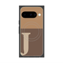 Premium Square Case with Pixelsnap［ Original - initial two tone - J brown ］