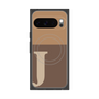 Premium Square Case with Pixelsnap［ Original - initial two tone - J brown ］