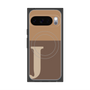 Premium Square Case with Pixelsnap［ Original - initial two tone - J brown ］