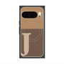 Premium Square Case with Pixelsnap［ Original - initial two tone - J brown ］