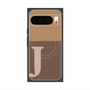 Premium Square Case with Pixelsnap［ Original - initial two tone - J brown ］