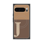 Premium Square Case with Pixelsnap［ Original - initial two tone - J brown ］