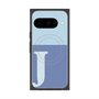 Premium Square Case with Pixelsnap［ Original - initial two tone - J blue ］