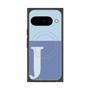 Premium Square Case with Pixelsnap［ Original - initial two tone - J blue ］
