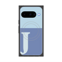 Premium Square Case with Pixelsnap［ Original - initial two tone - J blue ］