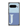 Premium Square Case with Pixelsnap［ Original - initial two tone - J blue ］