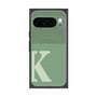 Premium Square Case with Pixelsnap［ Original - initial two tone - K green ］