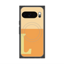 Premium Square Case with Pixelsnap［ Original - initial two tone - L orange ］