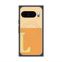Premium Square Case with Pixelsnap［ Original - initial two tone - L orange ］