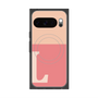 Premium Square Case with Pixelsnap［ Original - initial two tone - L pink ］