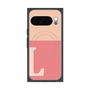 Premium Square Case with Pixelsnap［ Original - initial two tone - L pink ］