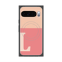 Premium Square Case with Pixelsnap［ Original - initial two tone - L pink ］