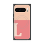 Premium Square Case with Pixelsnap［ Original - initial two tone - L pink ］