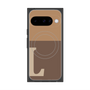 Premium Square Case with Pixelsnap［ Original - initial two tone - L brown ］