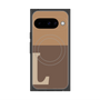 Premium Square Case with Pixelsnap［ Original - initial two tone - L brown ］