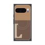 Premium Square Case with Pixelsnap［ Original - initial two tone - L brown ］