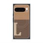 Premium Square Case with Pixelsnap［ Original - initial two tone - L brown ］