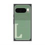Premium Square Case with Pixelsnap［ Original - initial two tone - L green ］