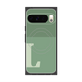 Premium Square Case with Pixelsnap［ Original - initial two tone - L green ］