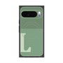 Premium Square Case with Pixelsnap［ Original - initial two tone - L green ］