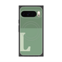 Premium Square Case with Pixelsnap［ Original - initial two tone - L green ］