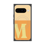 Premium Square Case with Pixelsnap［ Original - initial two tone - M orange ］