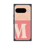 Premium Square Case with Pixelsnap［ Original - initial two tone - M pink ］