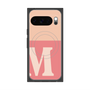 Premium Square Case with Pixelsnap［ Original - initial two tone - M pink ］