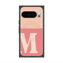 Premium Square Case with Pixelsnap［ Original - initial two tone - M pink ］